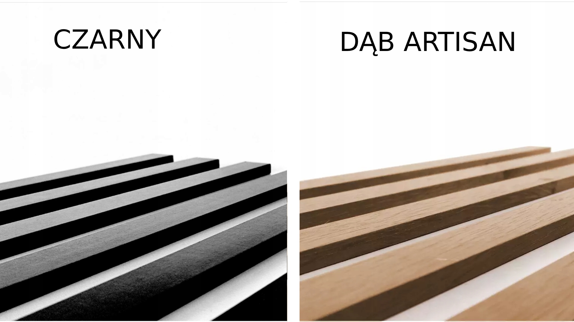 Montaż lameli z dwóch stron drzwi PRIMA, opcja dodatkowa