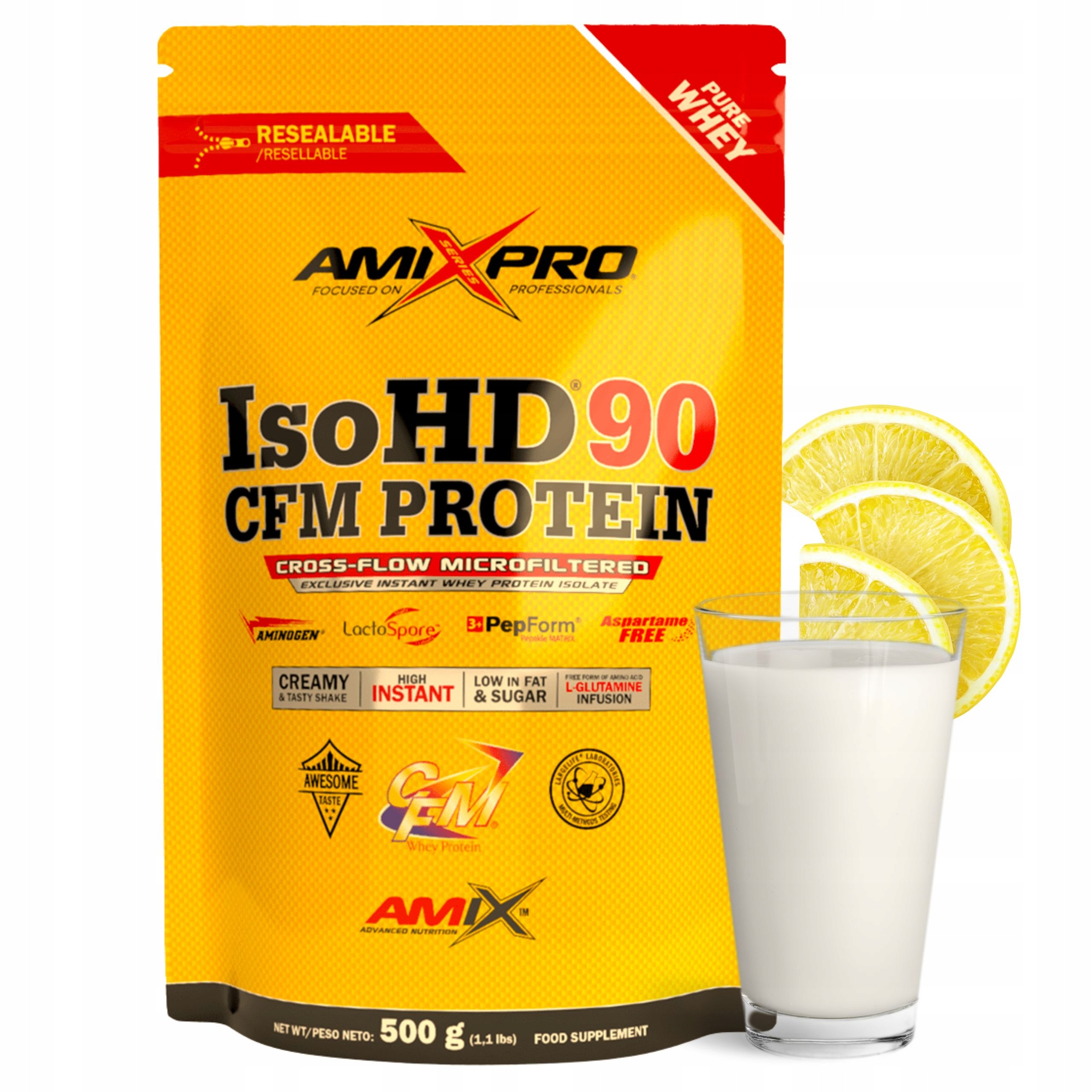 Syrovátkový protein Proteinový Izolát Wpi Cfm Amix IsoHD Whey Protein Isolate