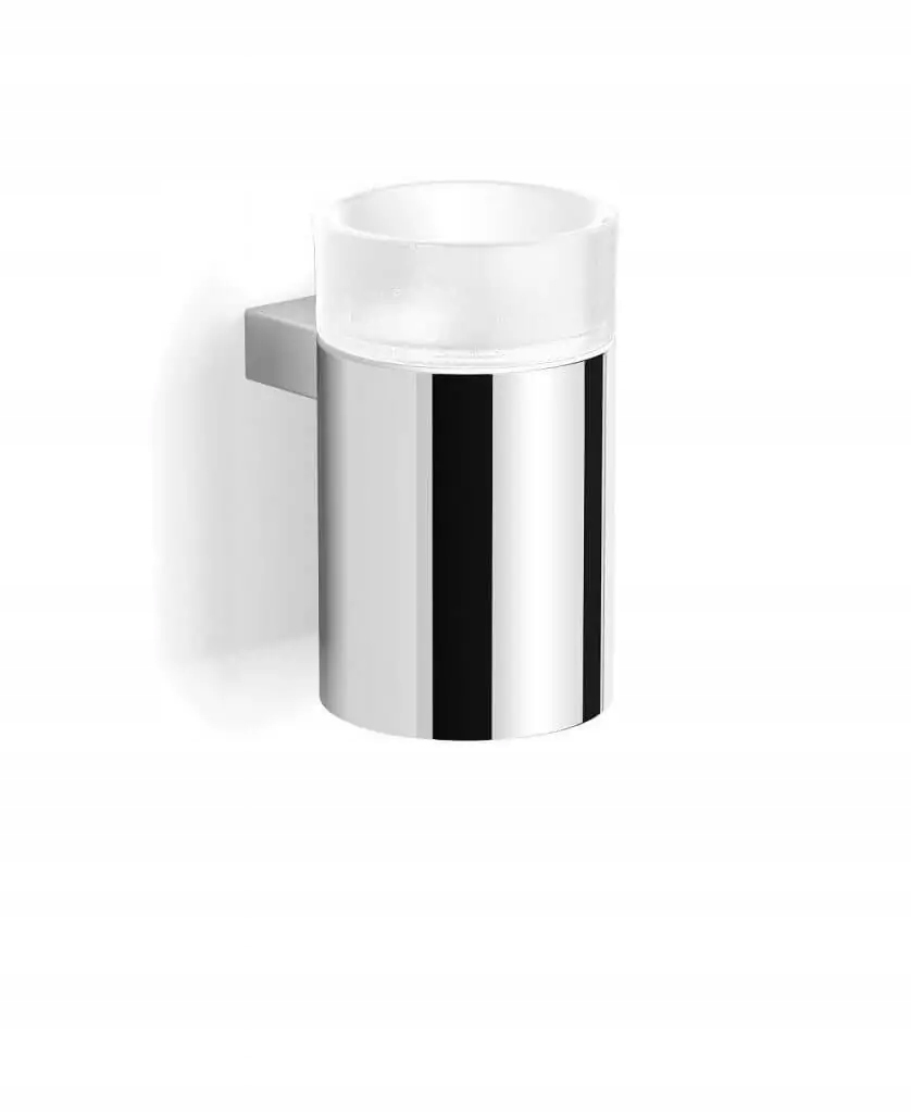 Držák na nápoje Stella Soul kovové pouzdro chrom, matné sklo