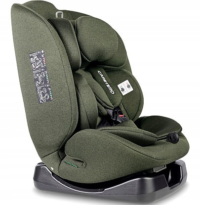 Fotelik samochodowy 3-36 kg Caretero Mundi I-Size Green (40-150 cm)