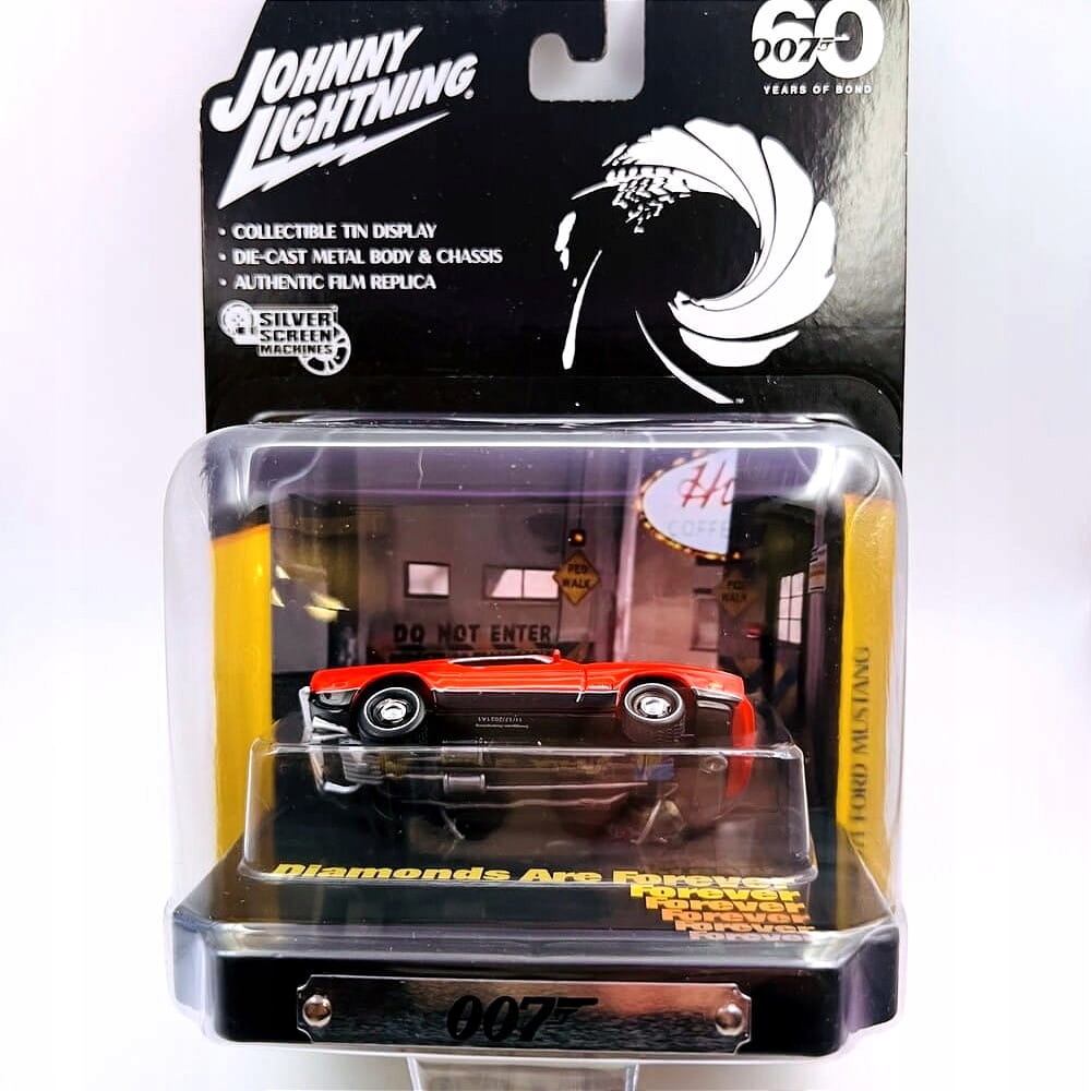 Johnny Lightning Ford Mustang Mach 1 1971 , Diamonds Are Forever 007