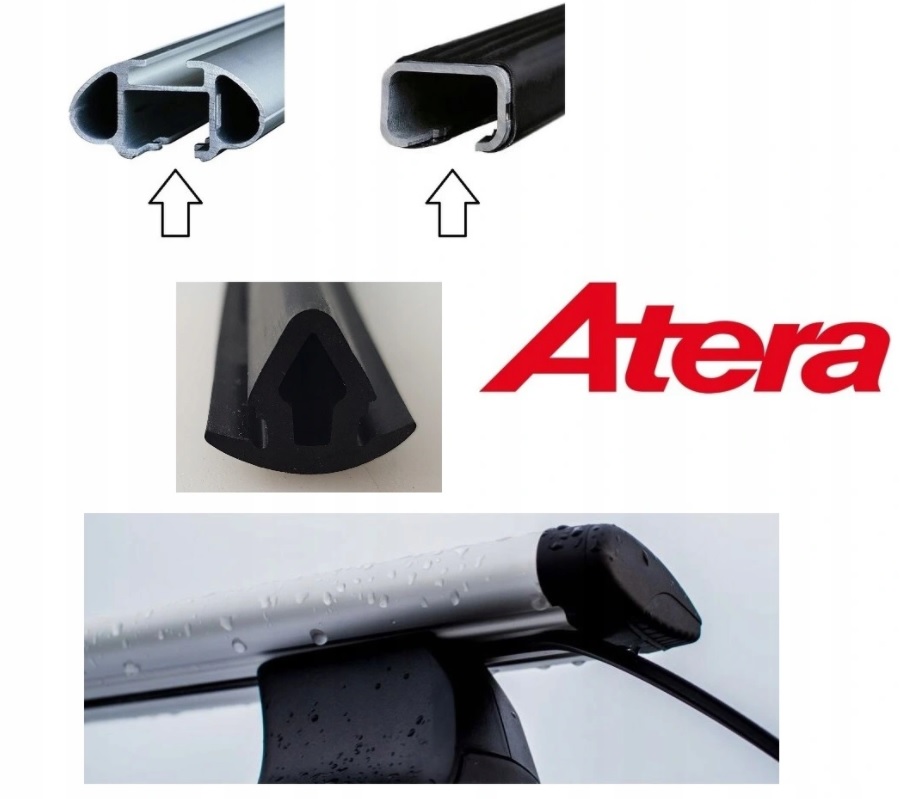WYCISZ BELKI Uszczelka guma belek ATERA stal i ALU