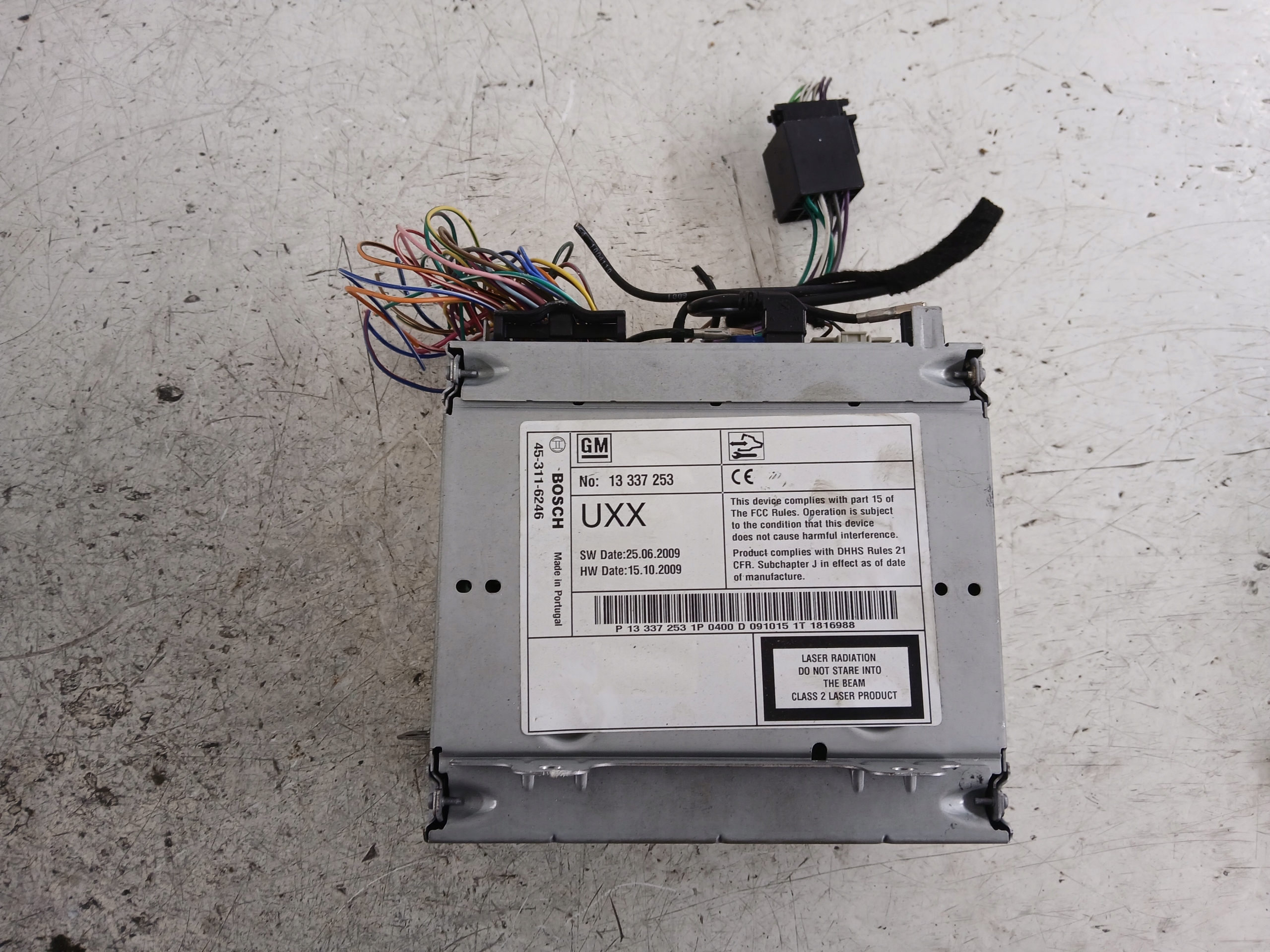 RADIO FABRYCZNE CD OPEL INSIGNIA A 13337253 08-14
