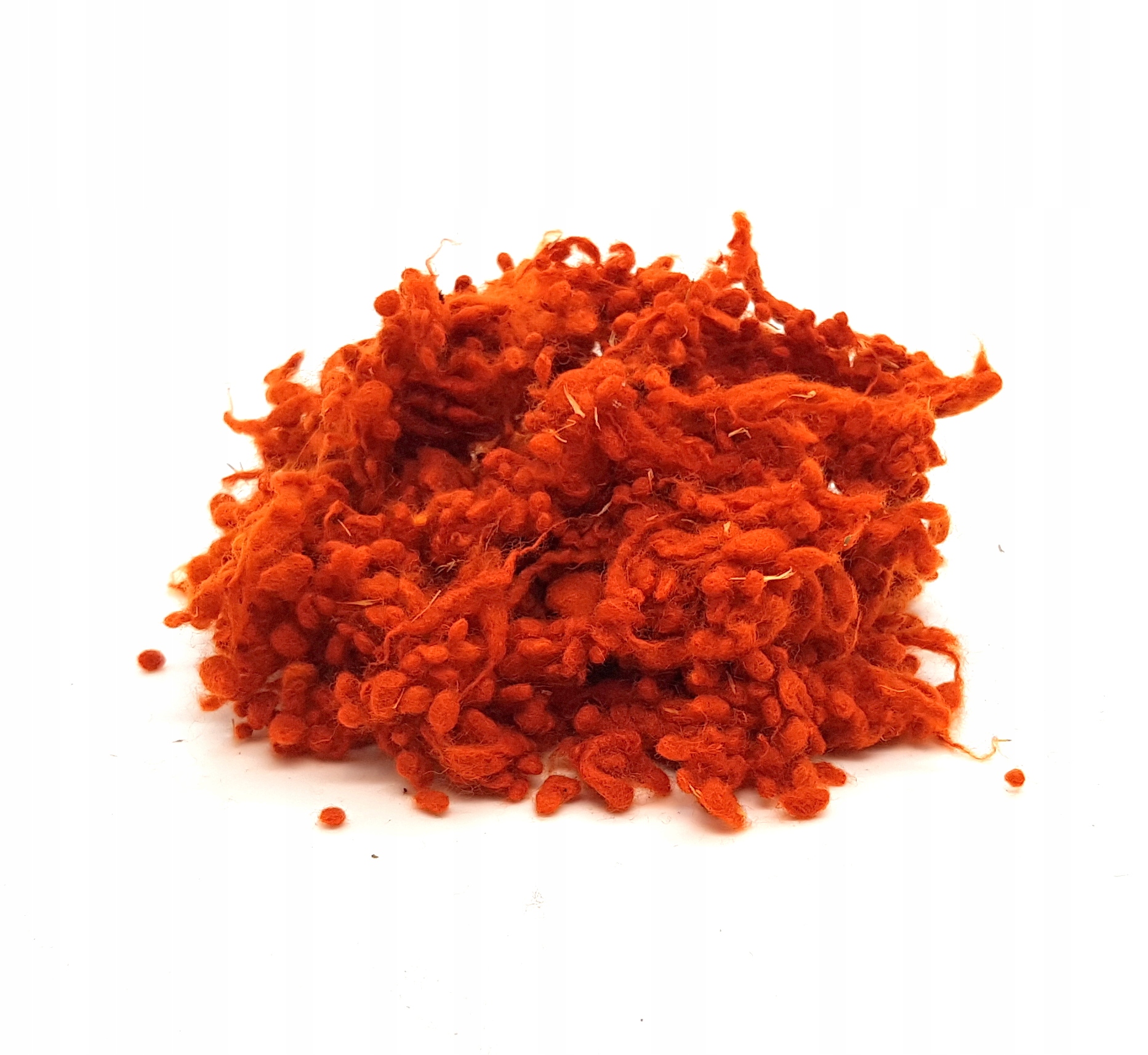 Kuleczki drobinki wełniane do filcowania 10g Dynia