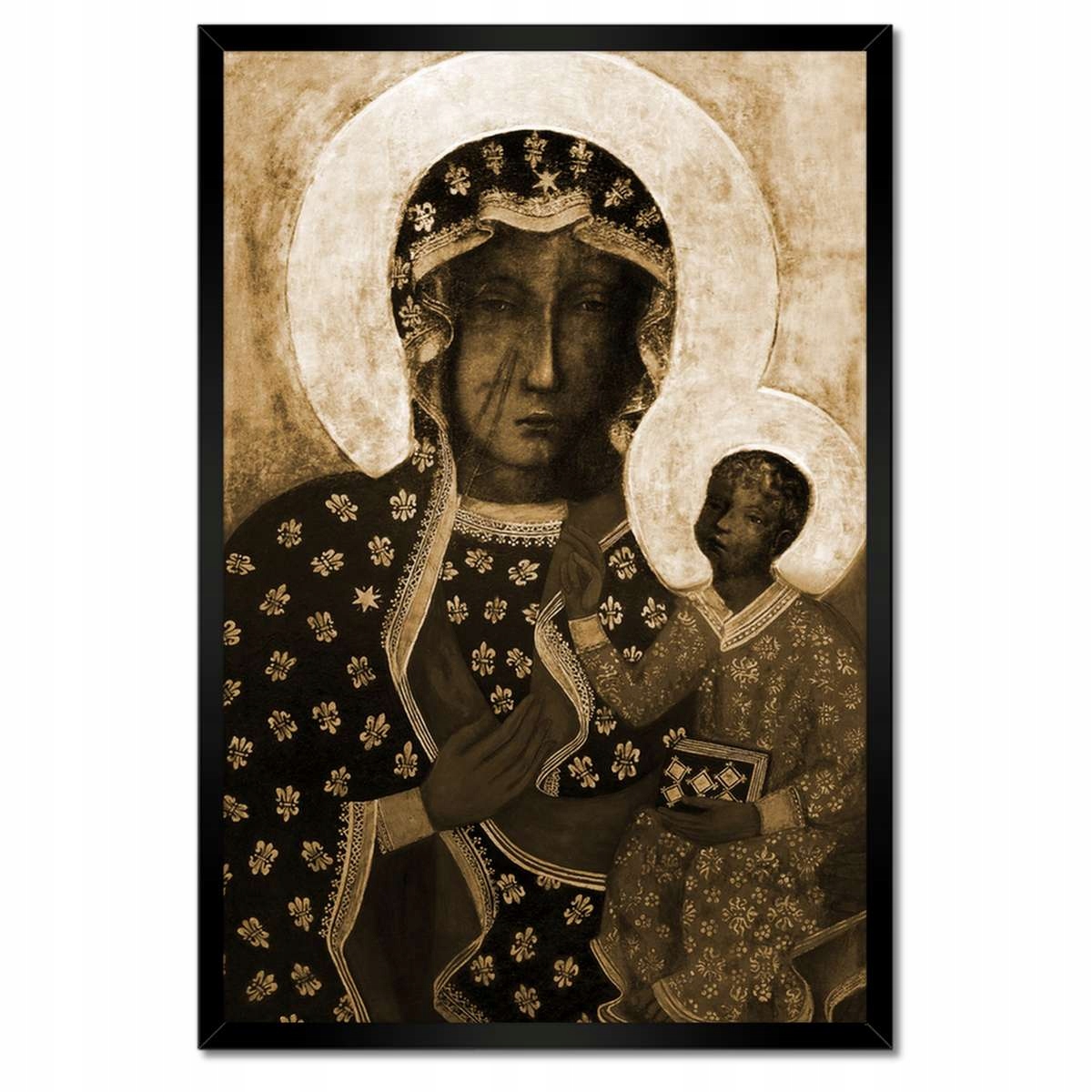 Plakáty v rámu 40x60 Panna Maria Čenstochovská