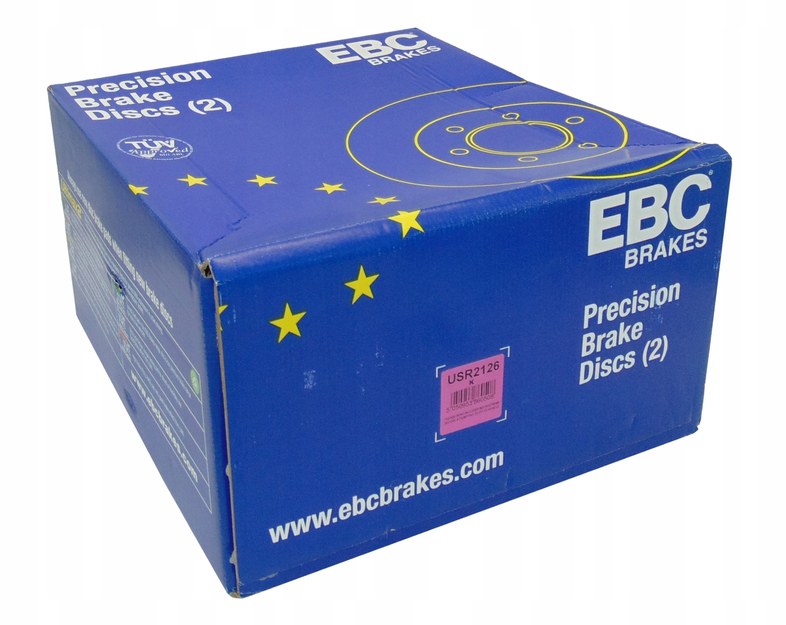 TARCZE HAMULCOWE EBC ULTIMAX VOLVO XC60 Strona zabudowy przód