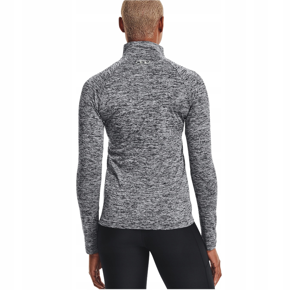 Under Armour dámská košile s dlouhým rukávem melanžově šedá New Tech 1/2 Zip