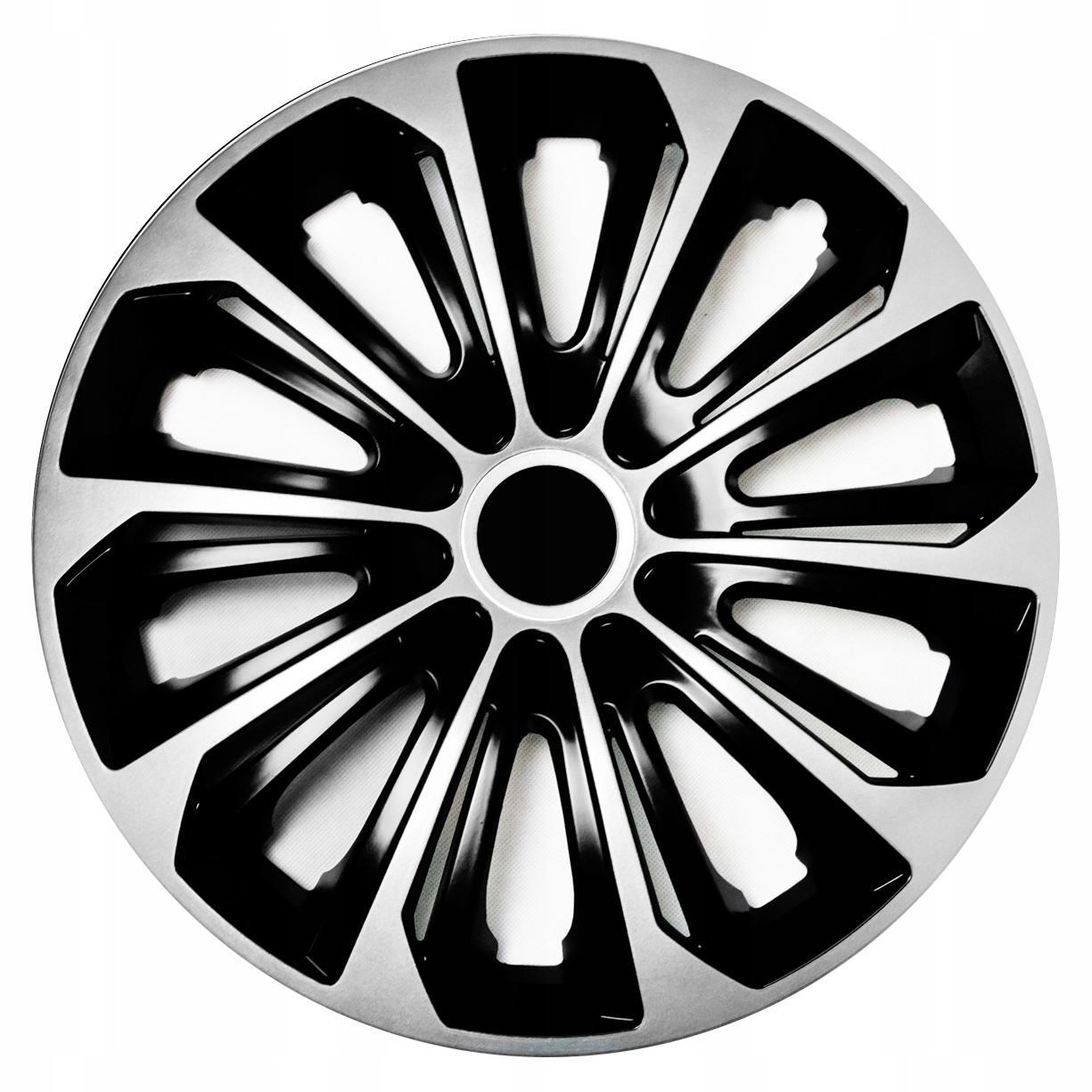 

Kołpaki Strong Silver Black 14 Uniwersalne 4szt