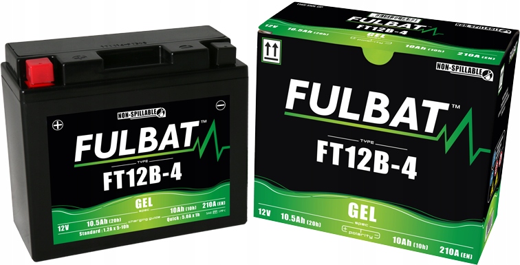 Akumulator żelowy FULBAT FT12B-4 YT12B-4 Producent Fulbat