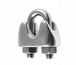 Zacisk nierdzewny na linę 3 mm