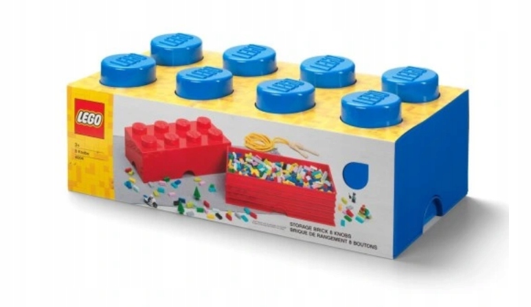 Lego Kontejner Krabička Klocek 8 Modrý 50 cm 40041731