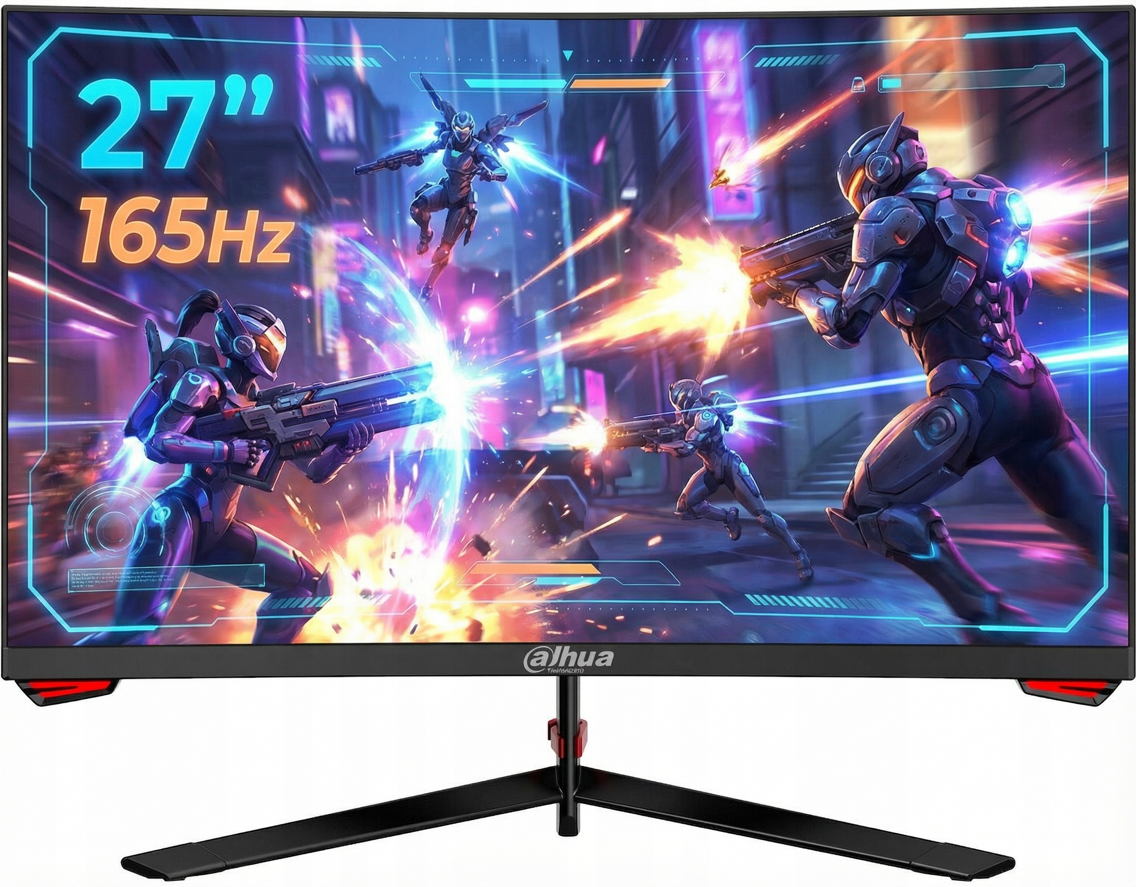 Herní zakřivený Led monitor Dahua 27 palců 165 Hz 1MS Dp Hdmi Curved