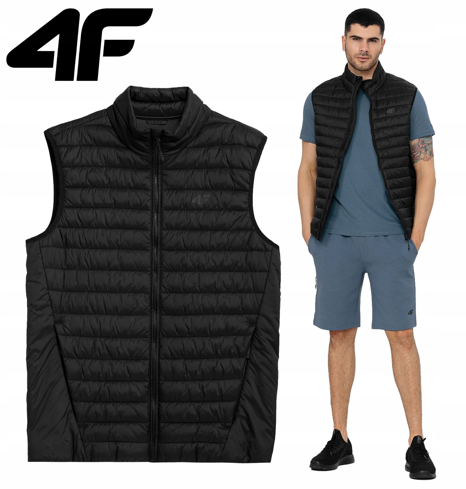 

4F Kamizelka Bezrękawnik Puchowy L22 KUMP001 - XXL
