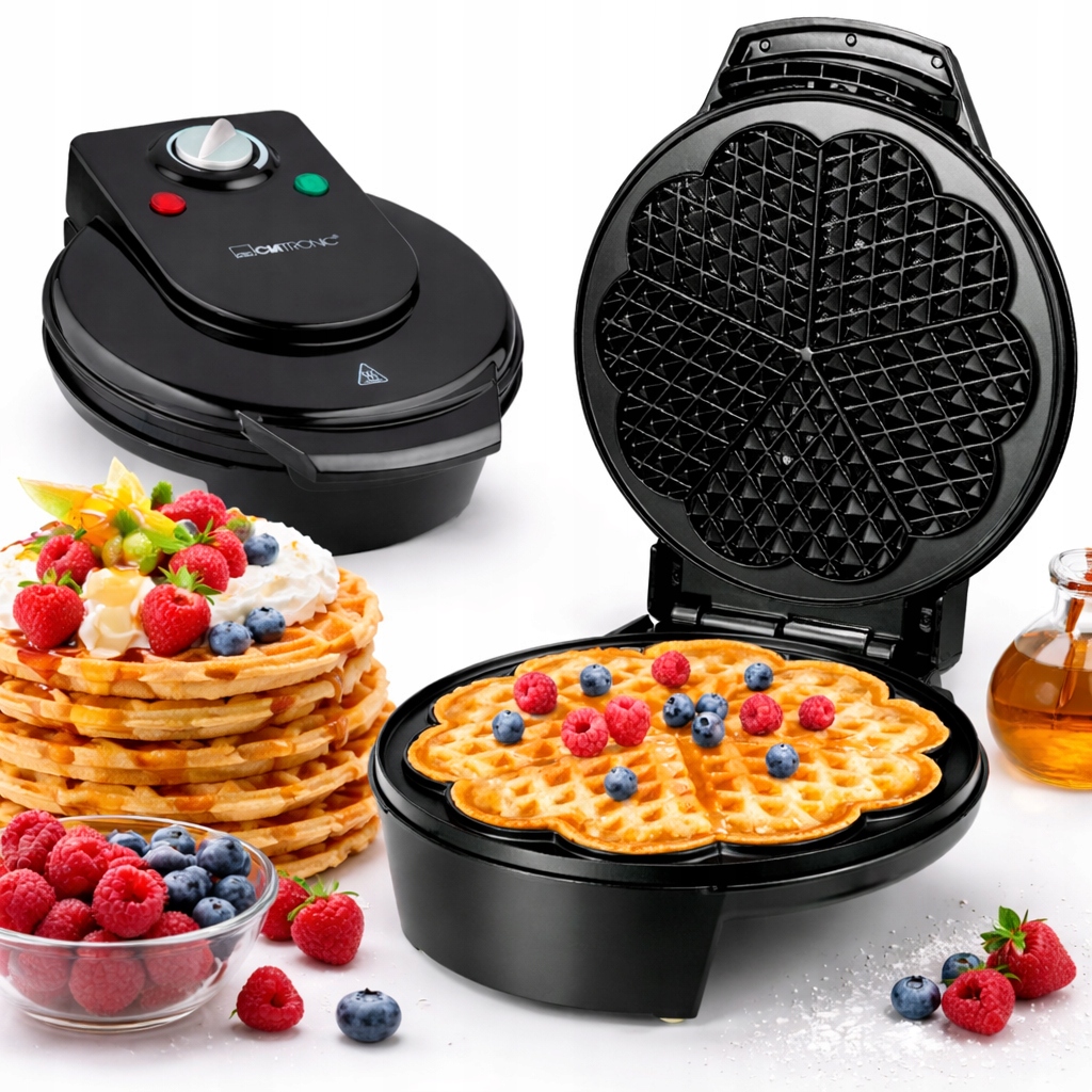 Gofrownica Serduszka Waflownica 5 Gofrów Do Gofrów 1200W Serca Opiekacz