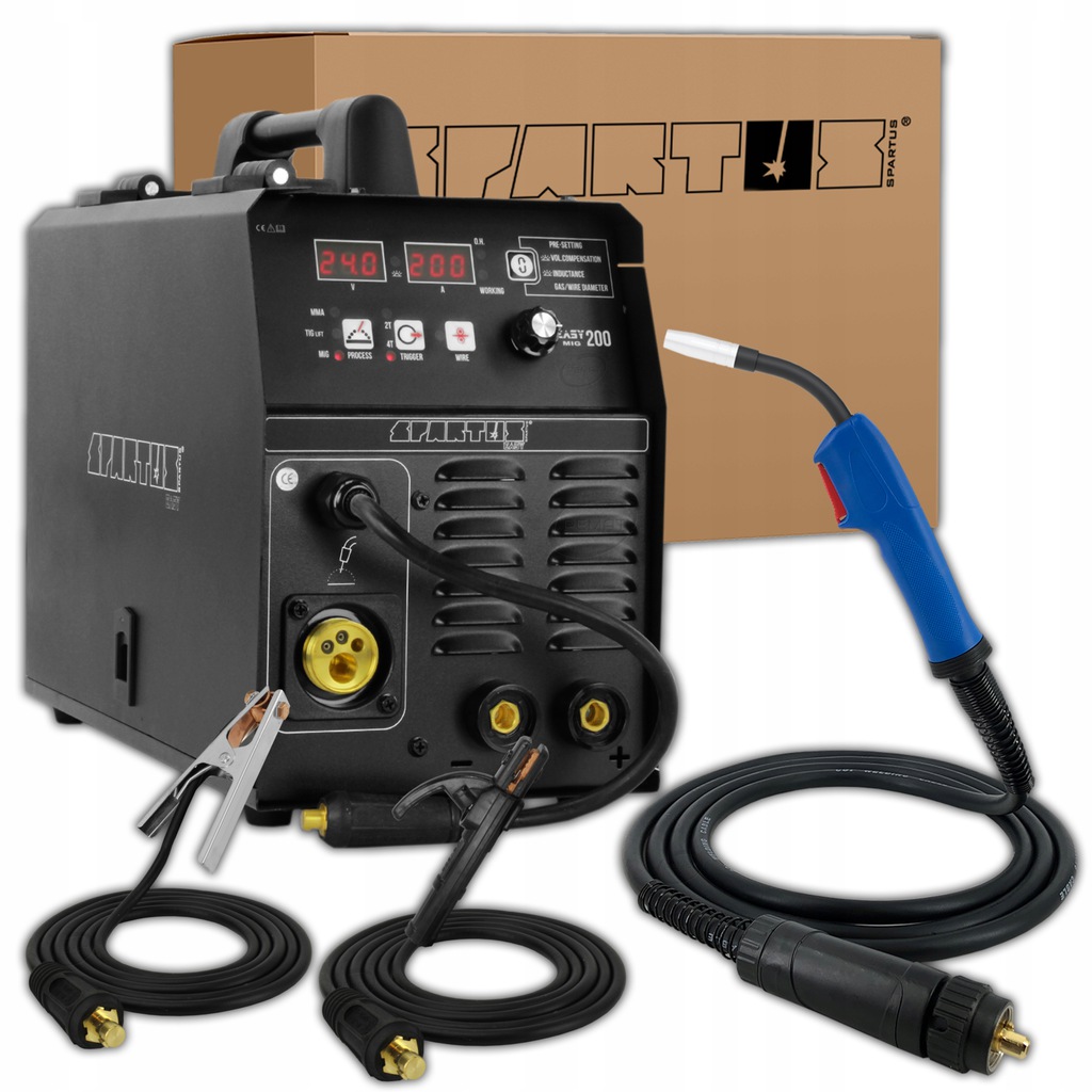 Spartus Spawarka EasyMIG 200 3w1 200A Synergia