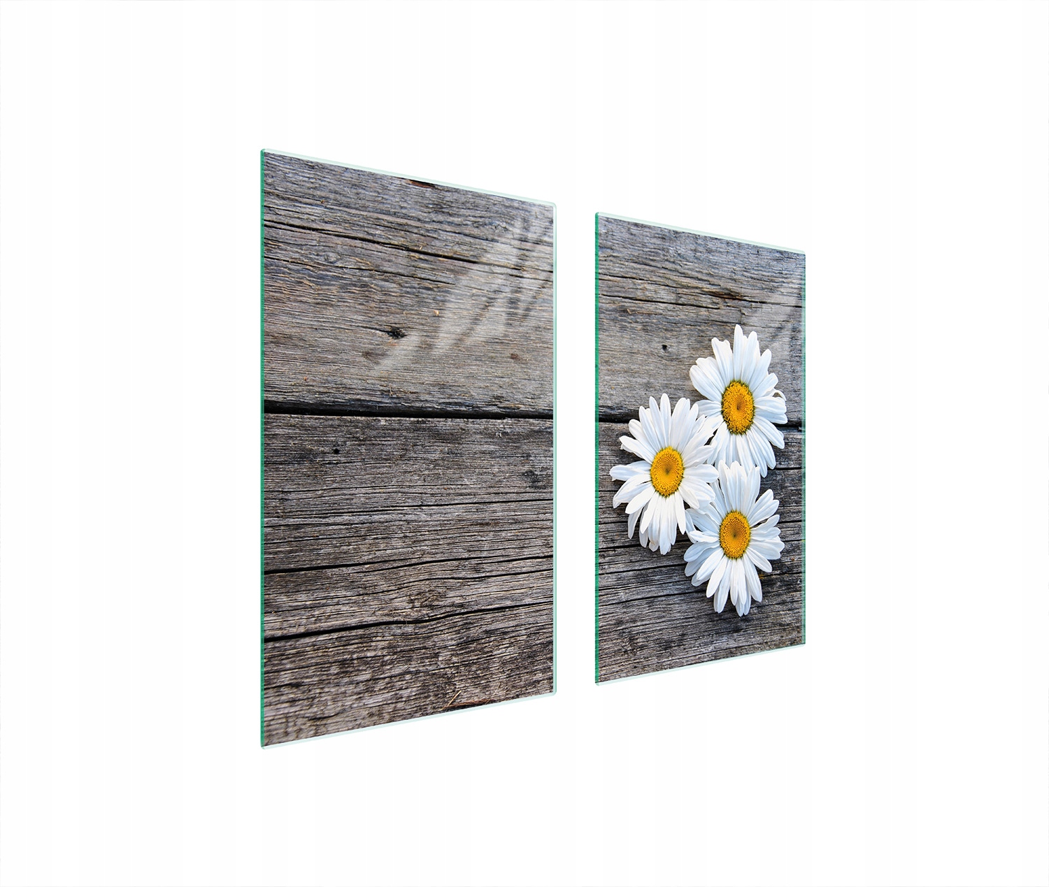 Skleněná Ochranná Deska Na Sporák 75x52 Sedmikráska Tvrzené Sklo