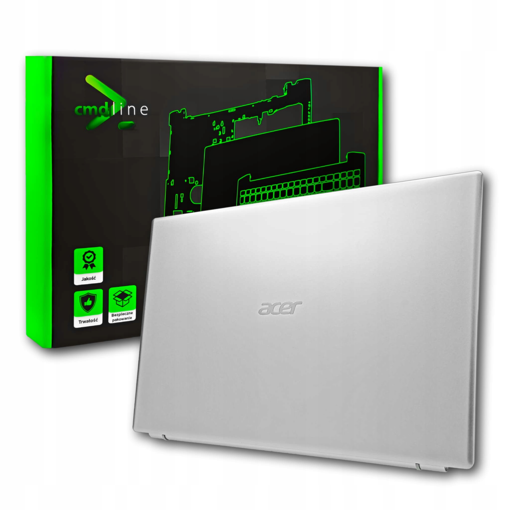 Klapa Matrycy Do Acer Aspire 3 A317-33 A317-53 Sil