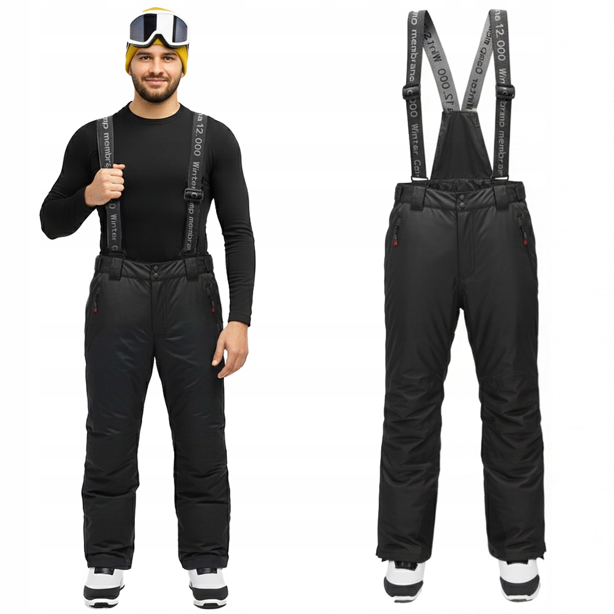 Pánské Zimní Lyžařské kalhoty Na Lyže Na Sjezdovku Snow Membrána 12000 5XL