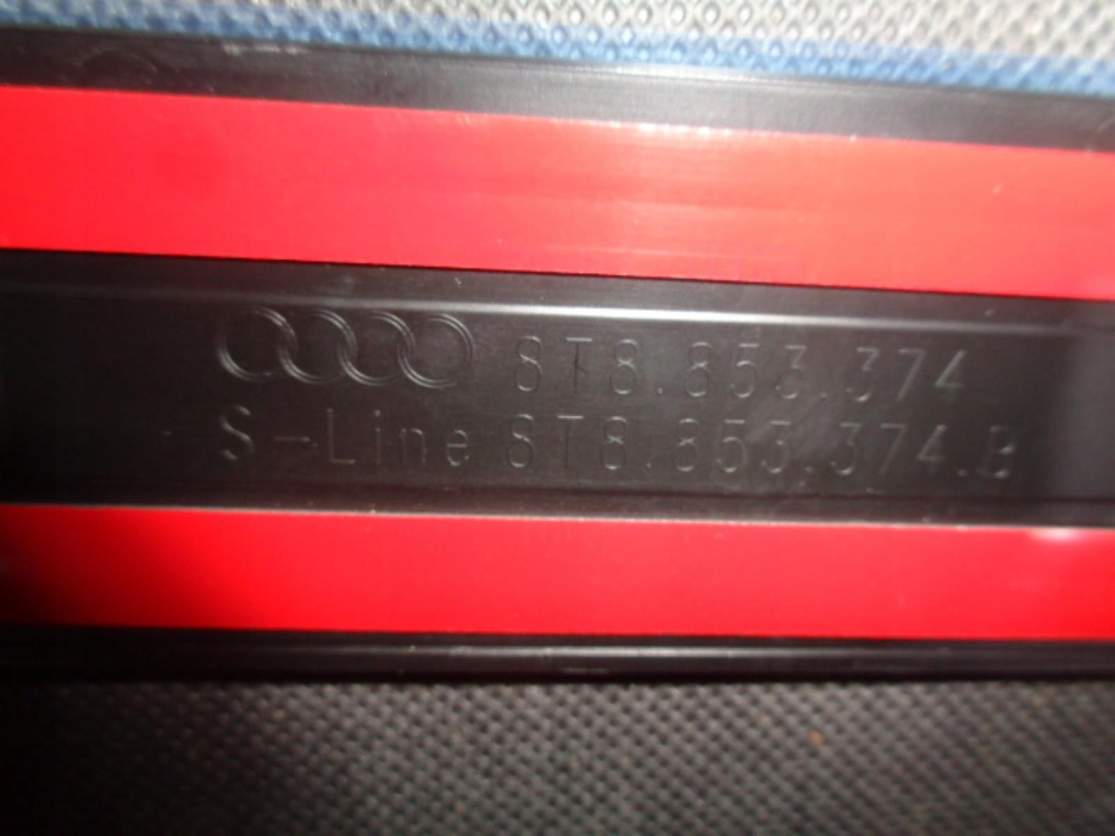 8T8853374 - AUDI A5 SPORTBACK S-LINE 8T8 декоративная накладка порога