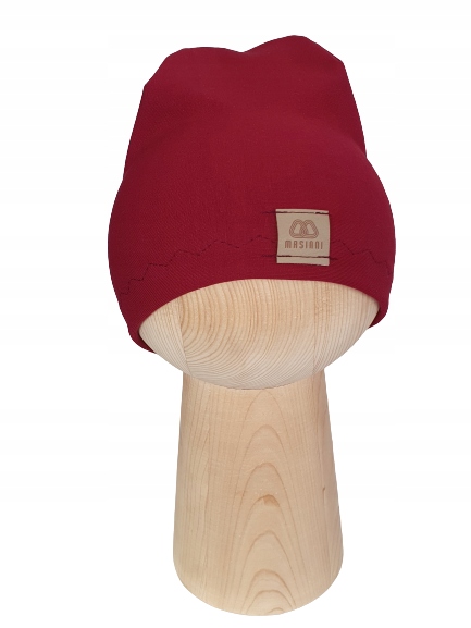 

Czapka Damska Bordo Bawełna Polski Produkt 54-58