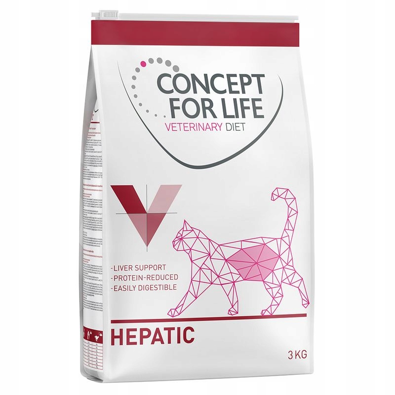 Levně Concept For Life Veterinary Diet Hepatic suché krmivo 3kg pro kočky