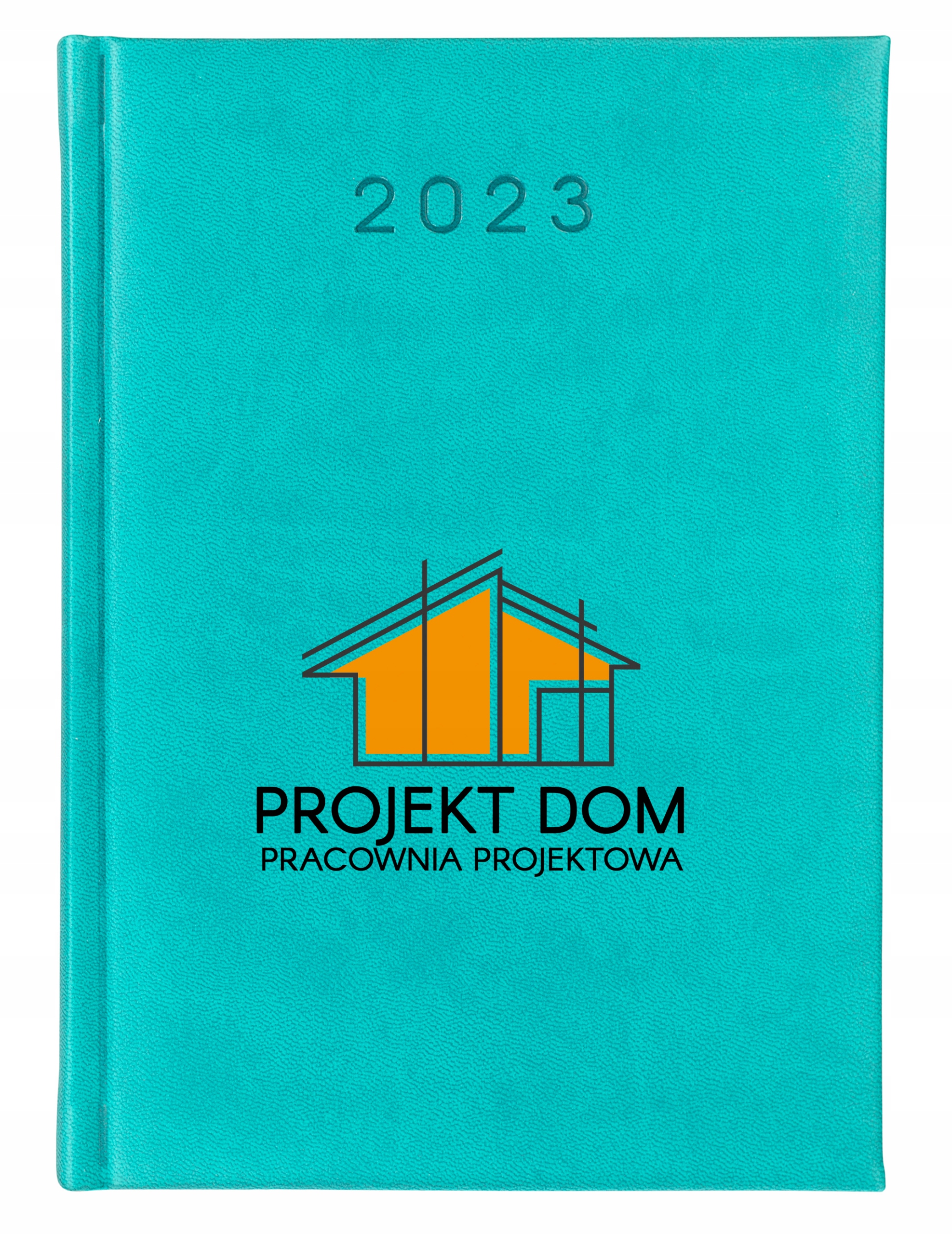 

Kalendarz książkowy 2023 A5 firmowy z logo grawer