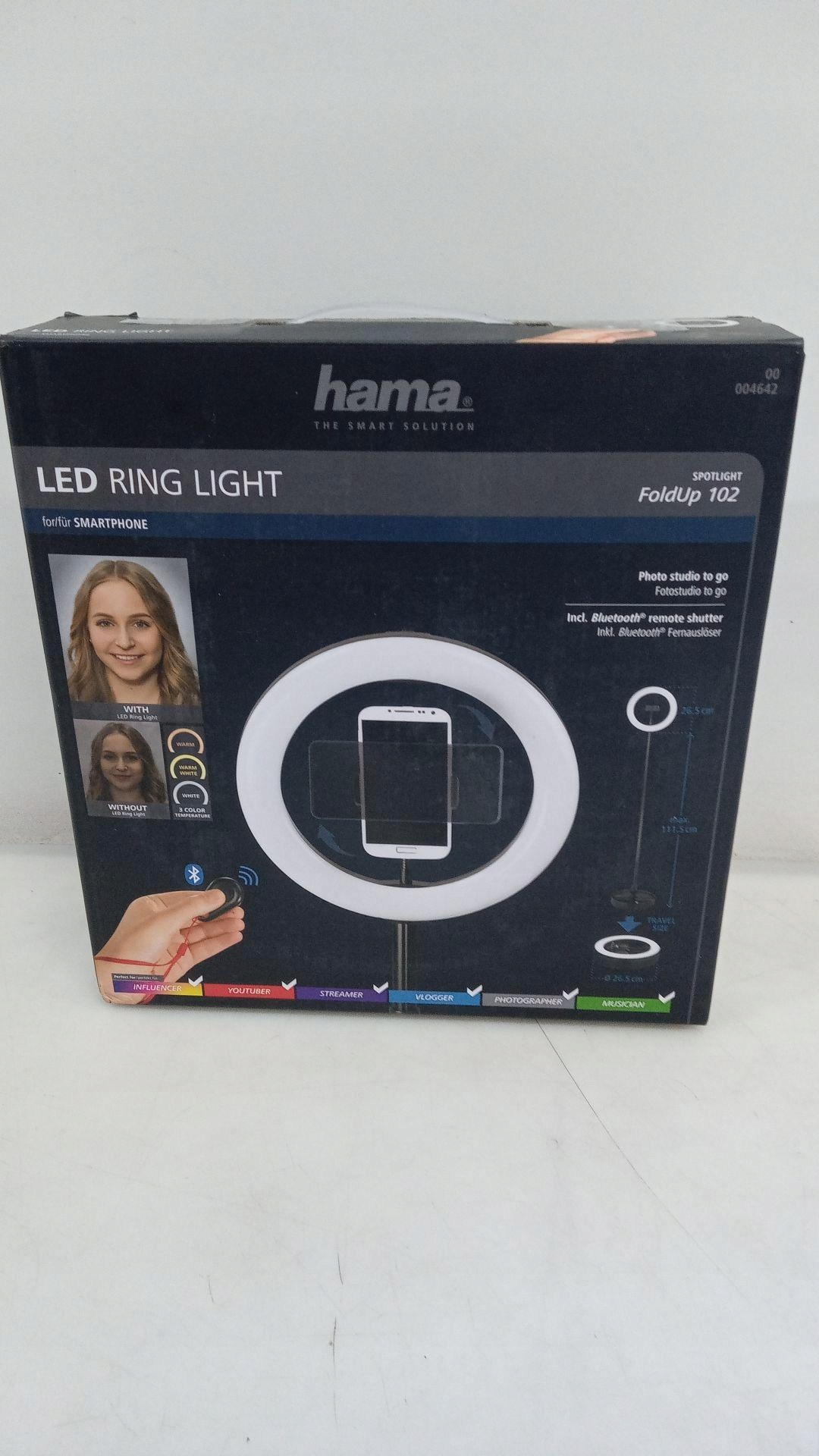 HAMA LAMPA PIERŚCIENIOWA LED Marka Hama