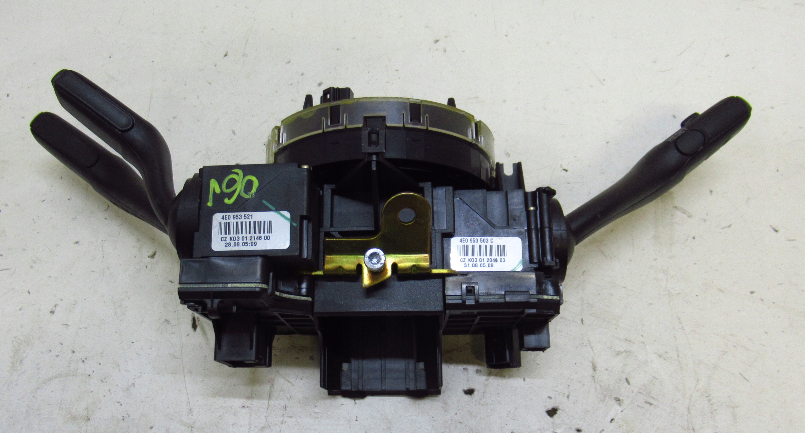 AUDI A6 C6 steering wheel levers and controls ring 4F0953549A