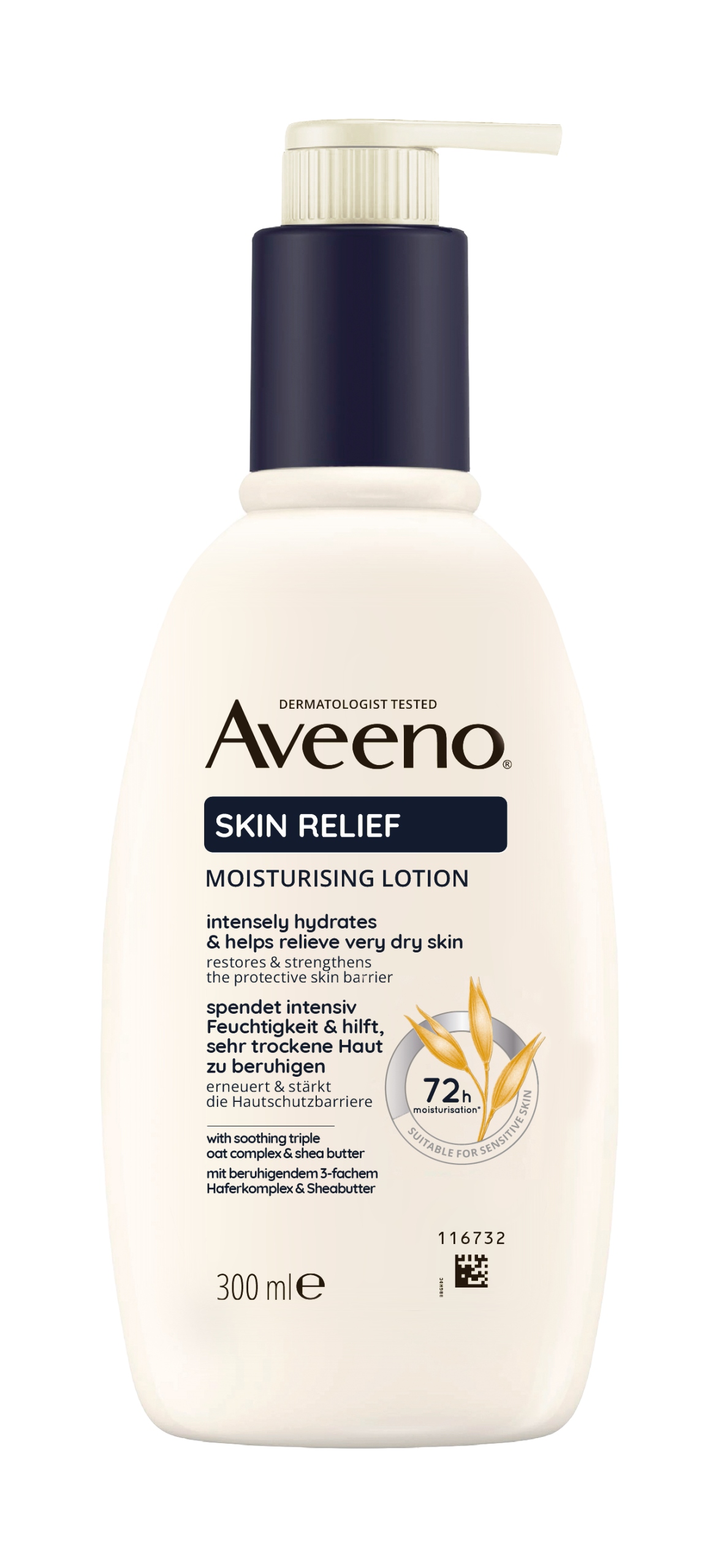 Aveeno Skin Relief balsam do ciała bezzapachowy nawilżający 300 ml