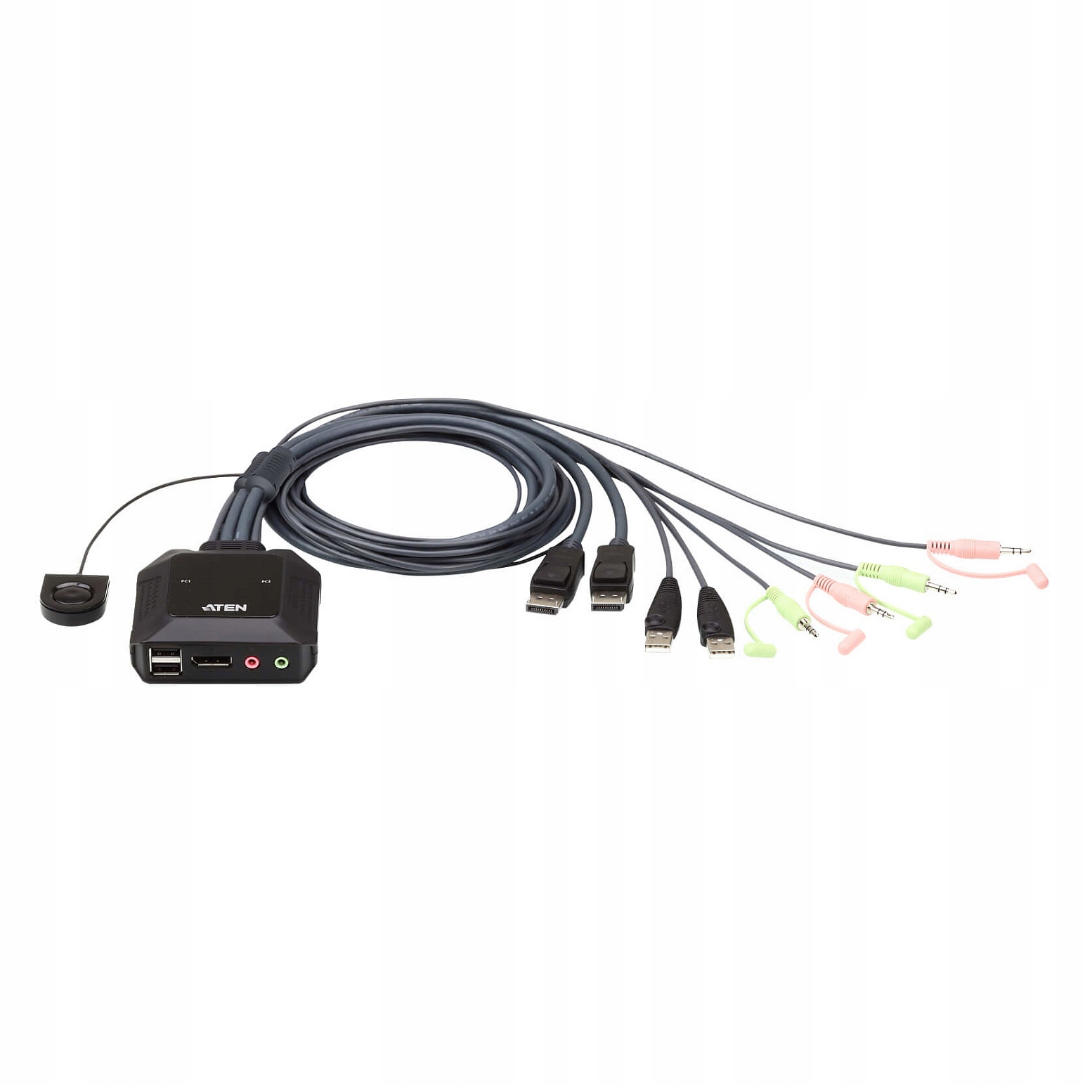 Aten CS22DP KVM переключатель черный