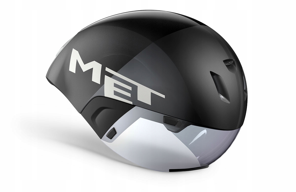 Met kask czasowy Codatronca, czarny [Rozmiar: L 58-61CM]