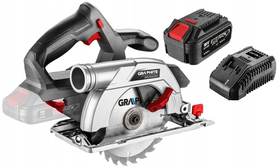 GRAPHITE Pilarka tarczowa BEZSZCZOTKOWA 18V 4AH
