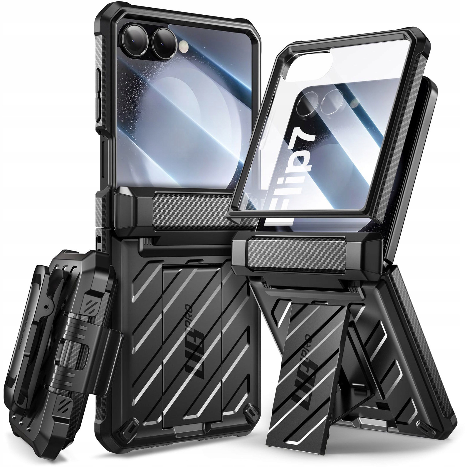 Etui do Galaxy Z Flip7, Supcase Ub Pro BackSP, solidne, mocne, +podstawka