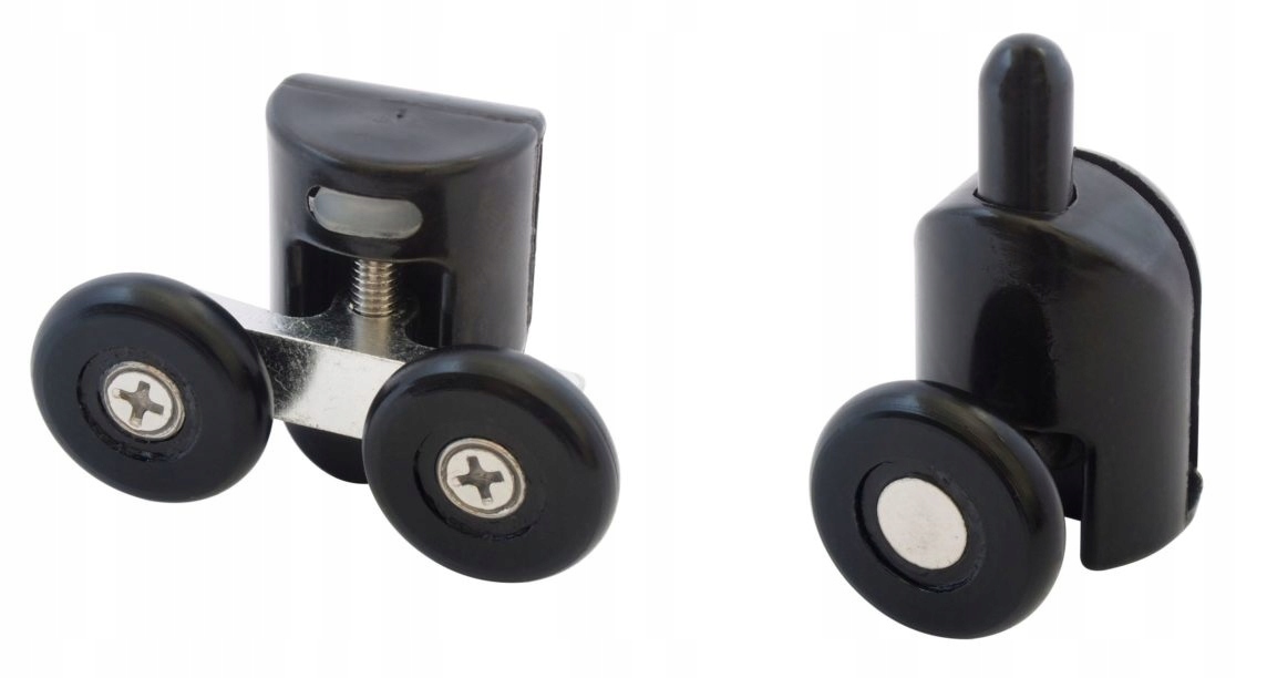 KABINA PRYSZNICOWA Z HYDROMASAŻEM 90x90x220 CZARNA Oviedo 90x90 Typ drzwi podwójne rozsuwane