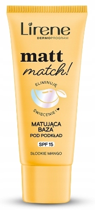 

Lirene Matująca baza pod podkład Spf 15, 30 ml