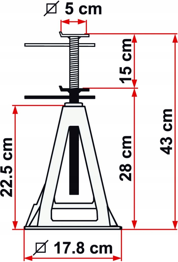Podpory stojaki pod przyczepę Alu Jacks FIAMMA Marka Fiamma
