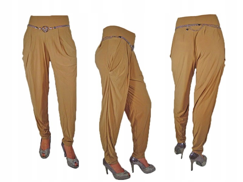 BAGGY SPODNIE HAREMY ITALY ALLADYNY PUMPY SUŁTANKI