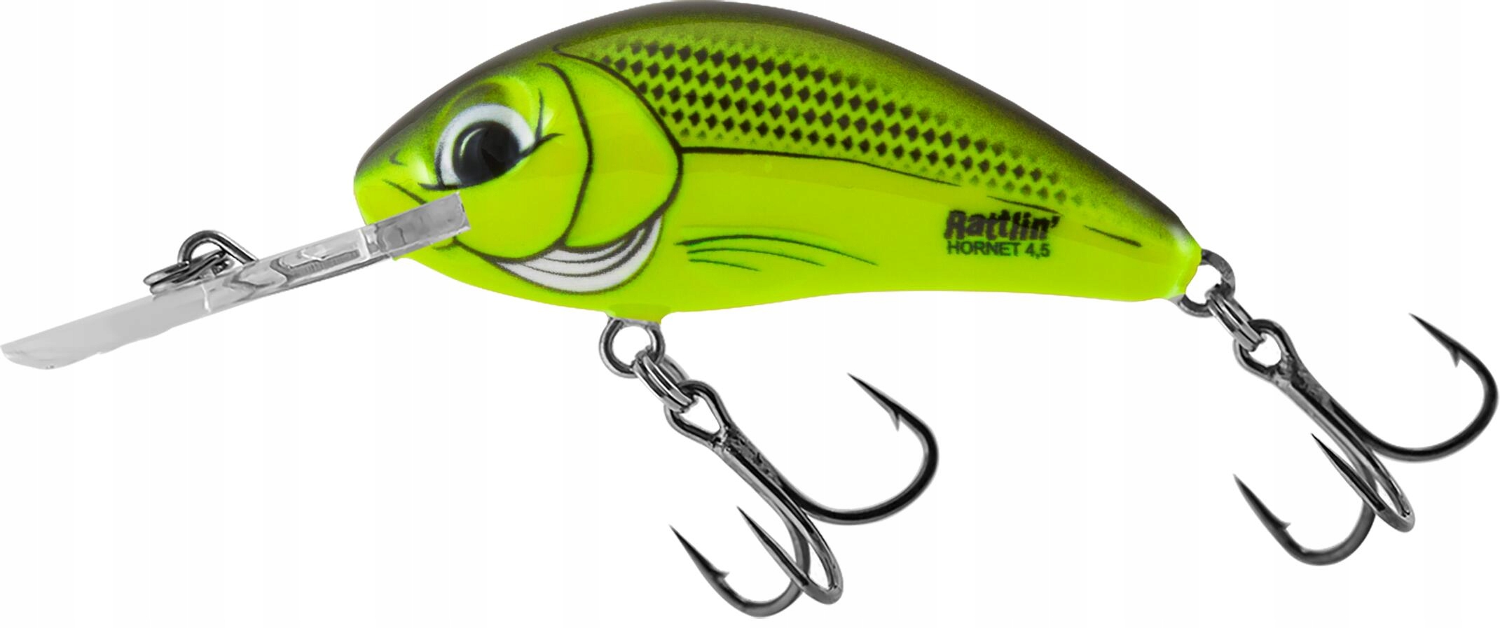 Wobler Salmo Rattlin Hornet 4.5cm Pływający Chartreuse