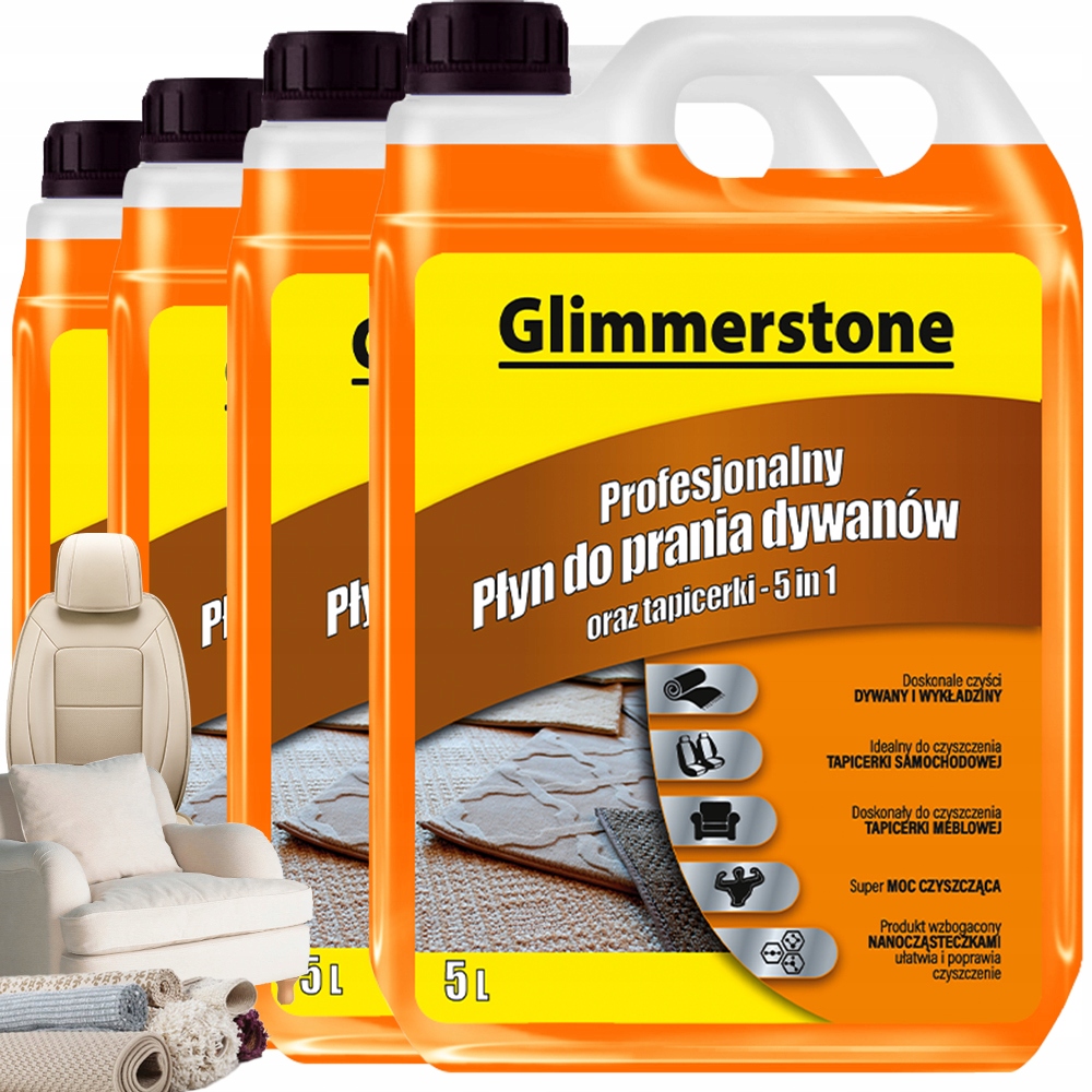 Prací Prostředek Na Čalounění Koberců, Silný Prostředek, 20 L