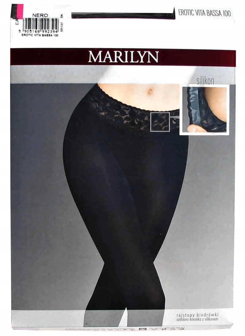 

Marilyn Vita Bassa 100 Den z Koronką,półmat 3/4