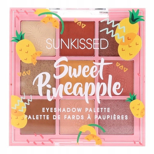 Paleta očných tieňov, Sunkissed, Sweet Pineapple, 9 farieb