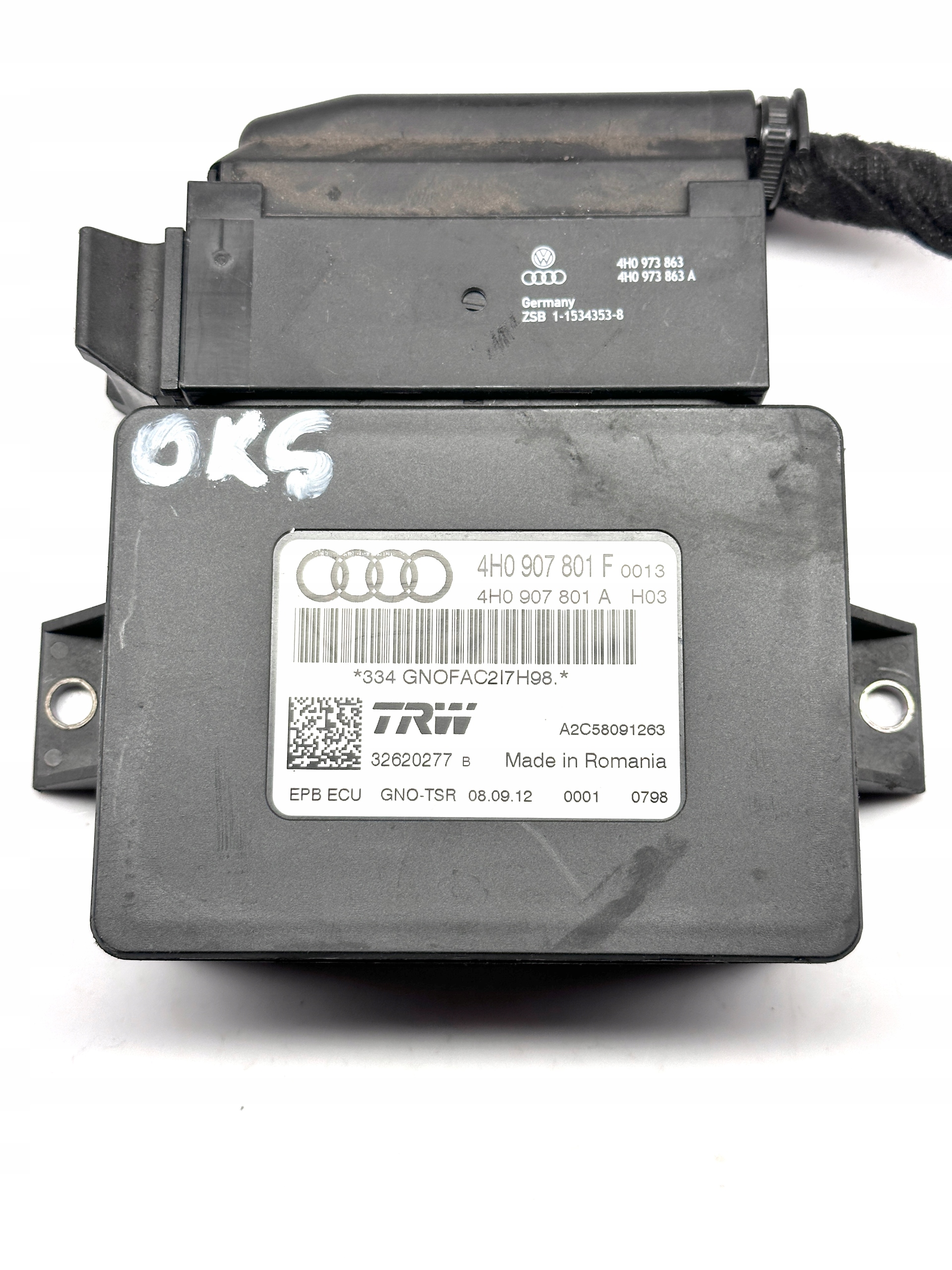 AUDI A6 C7 A7 4G module control unit electric brake 4H0907801F
