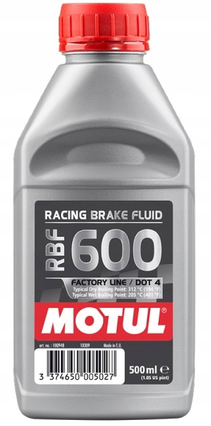 PŁYN HAMULCOWY MOTUL RBF600 DOT4 FACTOR LINE 500ML