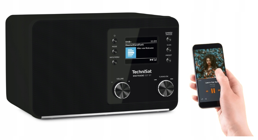 Digitální rádio TechniSat Digitradio 307 Bt Dab+ Fm Bluetooth BestTune