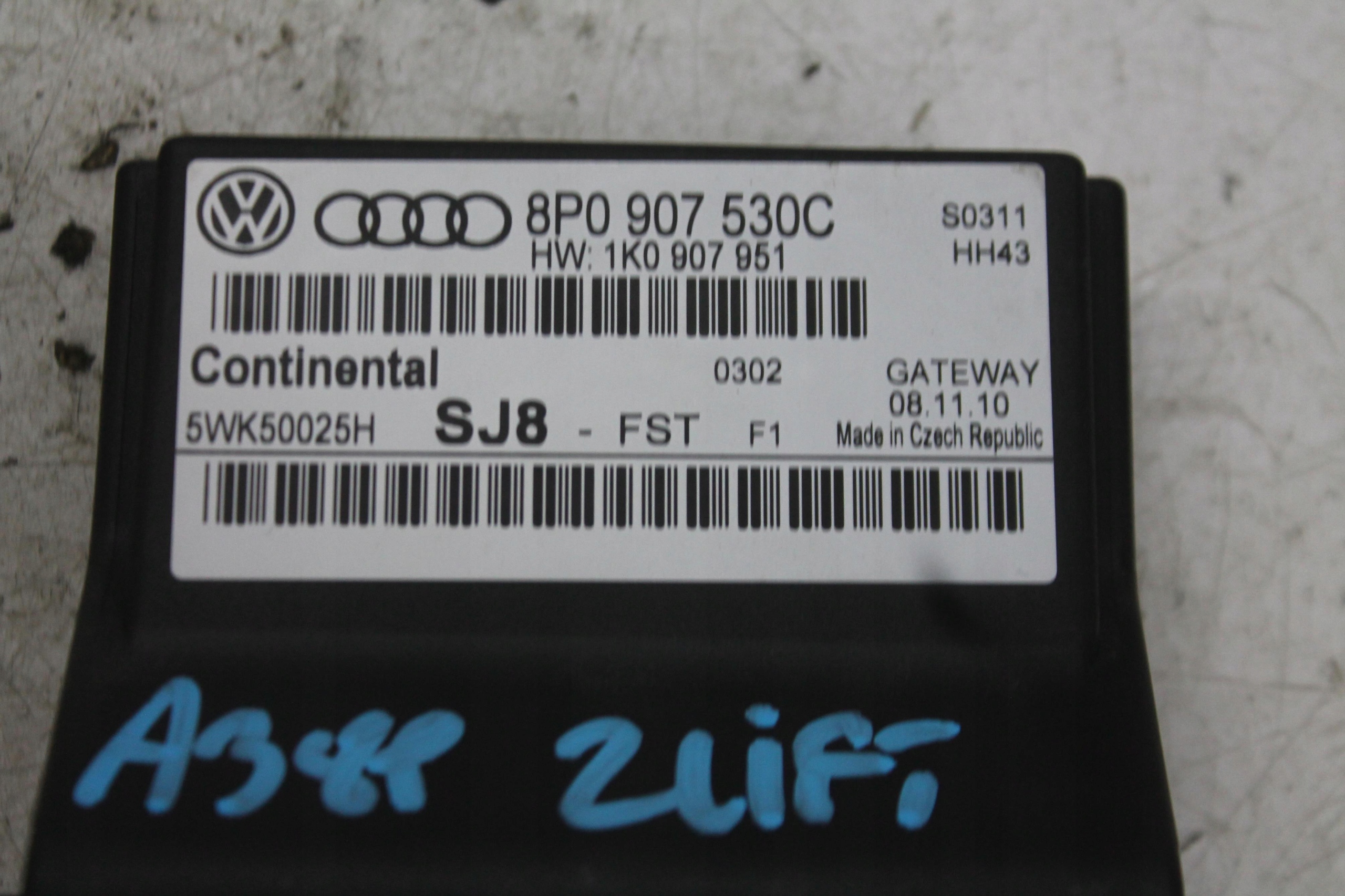 module control unit GATEWAY 8P0907530C AUDI A3 8P 08-13