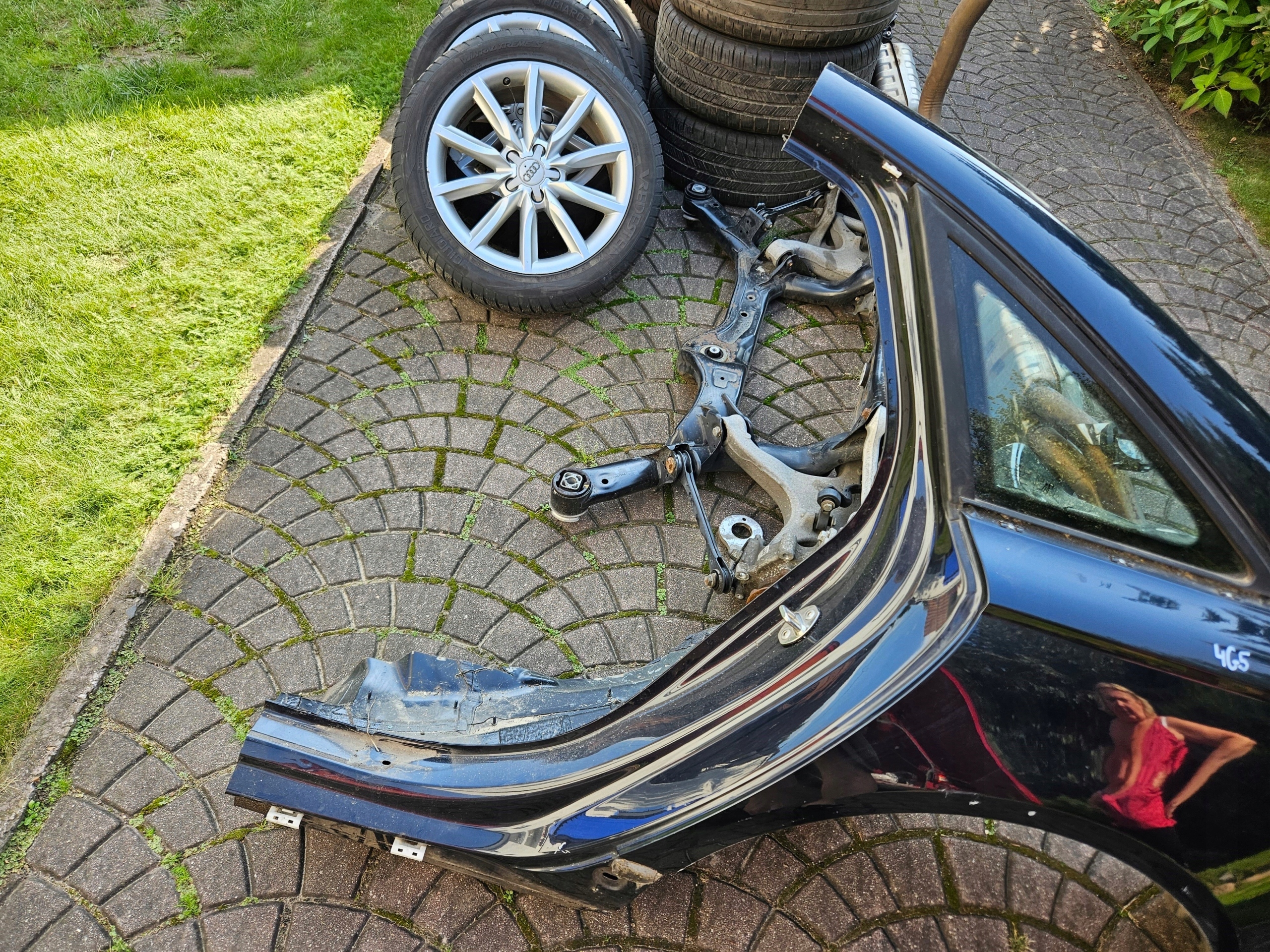 fender left rear part left rear AUDI A6 C7 4G sedan 2012-2018 quarter