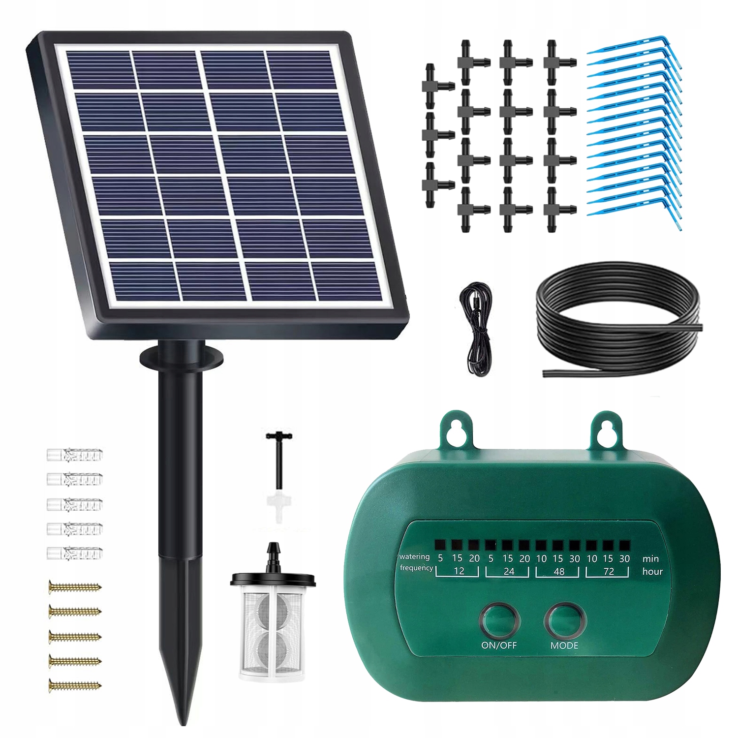 Solarny Zestaw Nawadniania Kropelkowego System Automati Do Podlewania Ogród