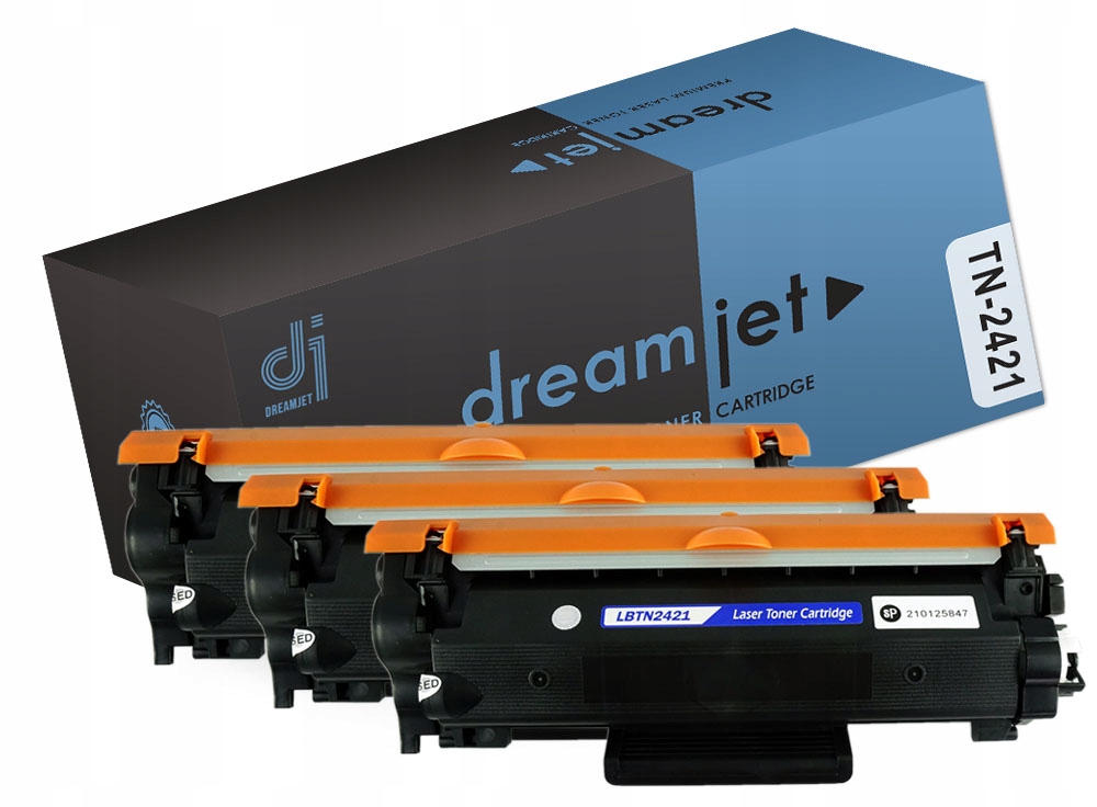 3x Toner do Brother TN-2421 HL-L2312D L2352DW Chip Brother TN2421
