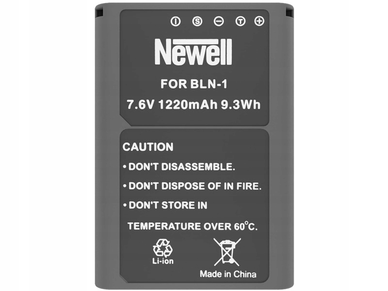

Akumulator Newell 1220 mAh do Olympus BLN-1