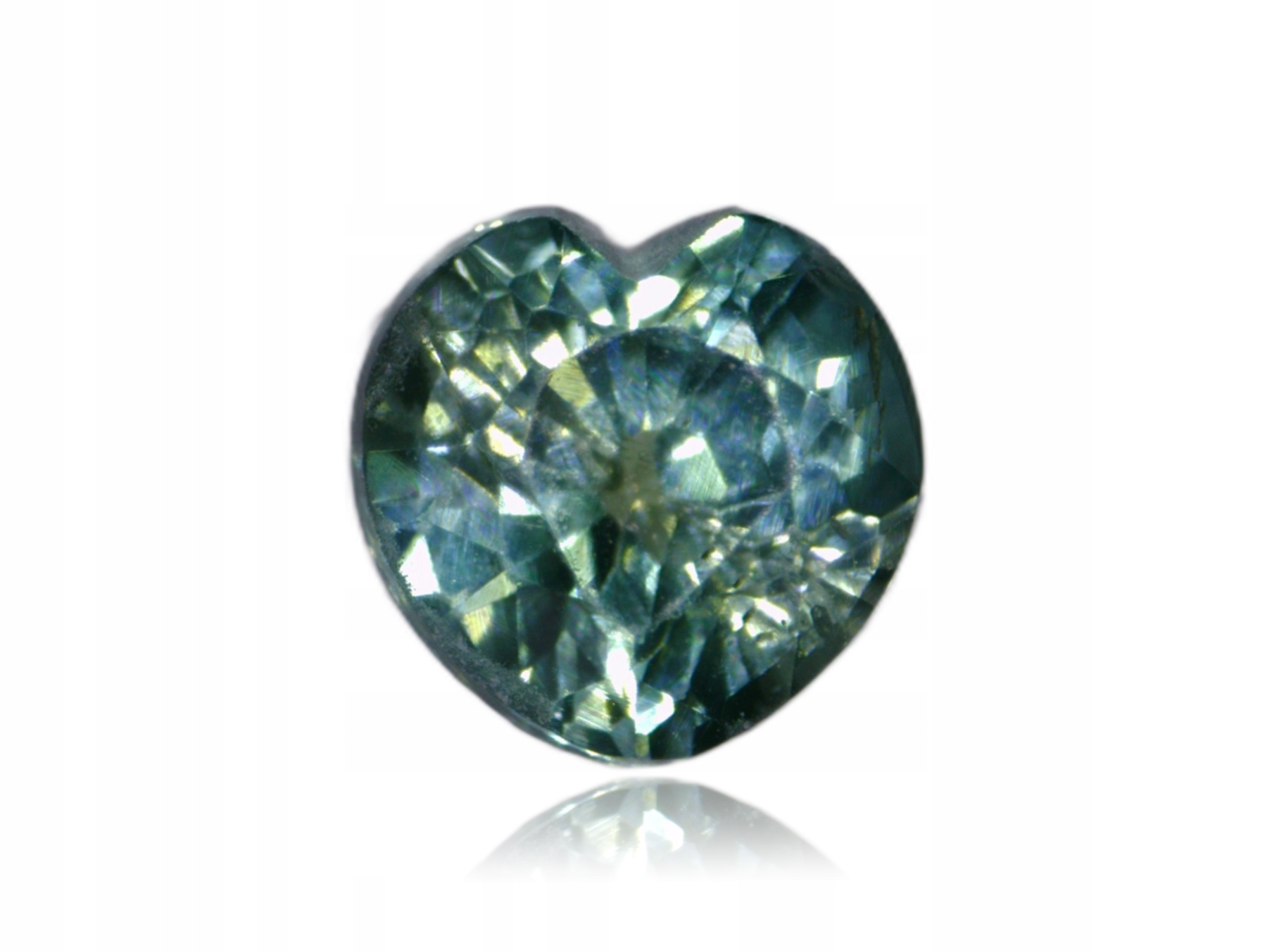 Safír 0.27ct Zelené srdce eCertifikát Wbd
